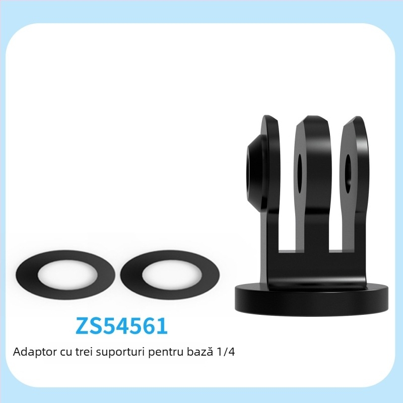 Monopod selfie din carbon cu 7 secțiuni, montaj 1/4 inch și interfețe duale, compatibil cu camere de acțiune și telefoane, sarcină maximă 2 kg