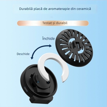 Kevanly Qfd113 Lumină ambientală universală pentru mașină cu aromaterapie și difuzie de parfum, 3.7V