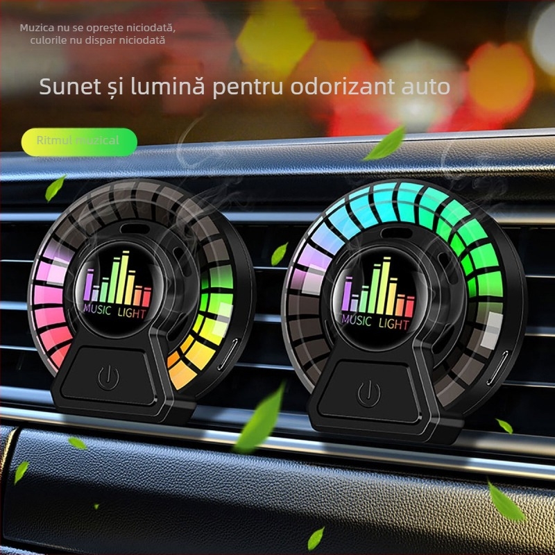 Kevanly Qfd113 Lumină ambientală universală pentru mașină cu aromaterapie și difuzie de parfum, 3.7V