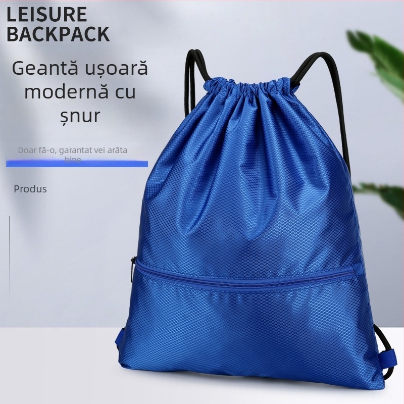 Sac cu șnur – sac de baschet, material Oxford, imprimare logo, echipament sportiv