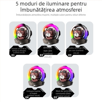 Carlox Difuzor de parfum auto cu clips pentru aer și lumină ambientală – aromă florală, Ambergris; 10–20 ml; evaporare 61–90 de zile; viață de raft 5 ani