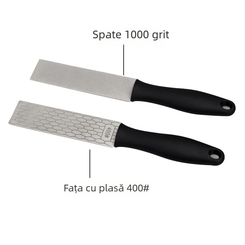 Ascuțitor de cuțite din diamant, cu două fețe, utilizare casnică, multifuncțional