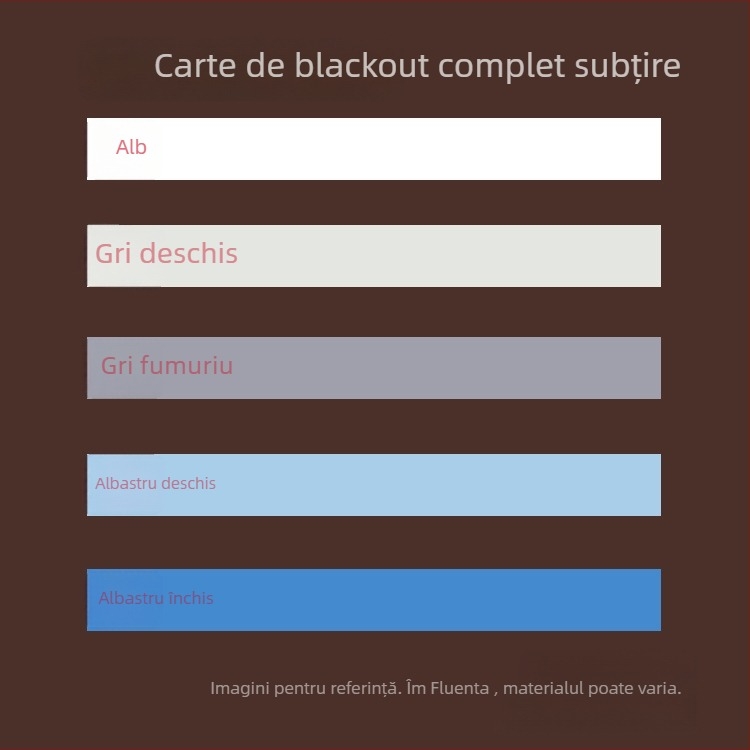 Jaluzele rulouri blackout Elegant | Poliester, Personalizabile, Stil Modern Minimalist, Montaj inclus