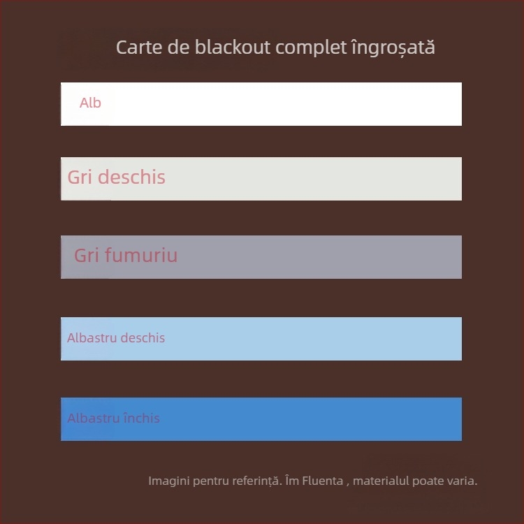 Jaluzele rulouri blackout Elegant | Poliester, Personalizabile, Stil Modern Minimalist, Montaj inclus