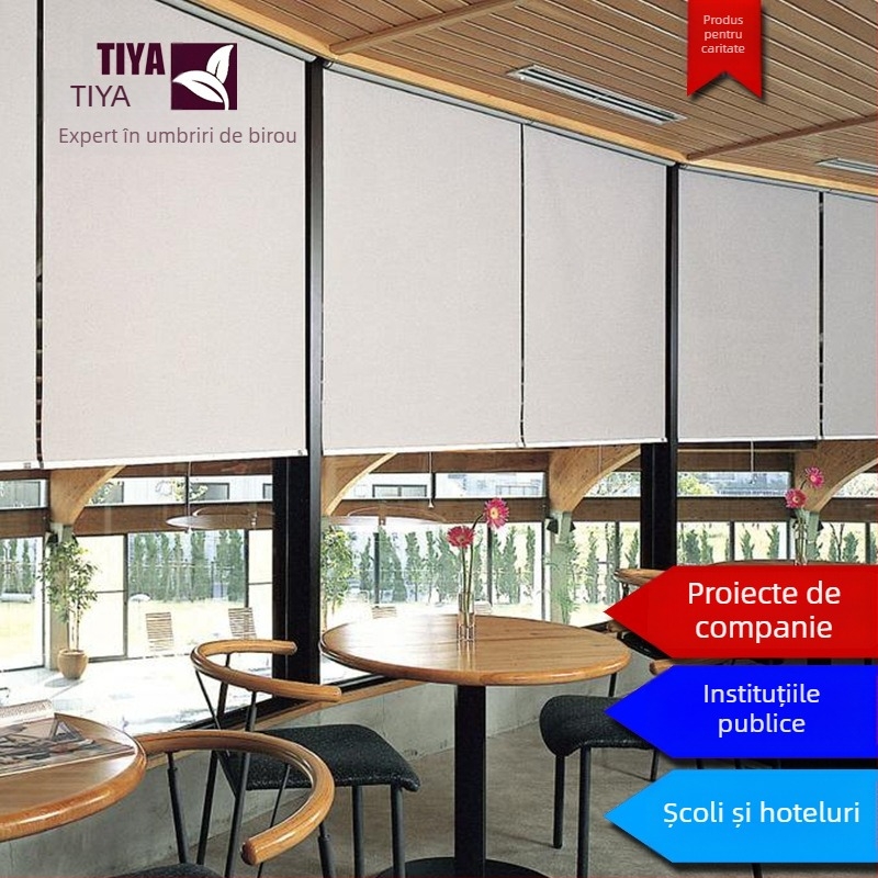 Jaluzele rulouri blackout Elegant | Poliester, Personalizabile, Stil Modern Minimalist, Montaj inclus