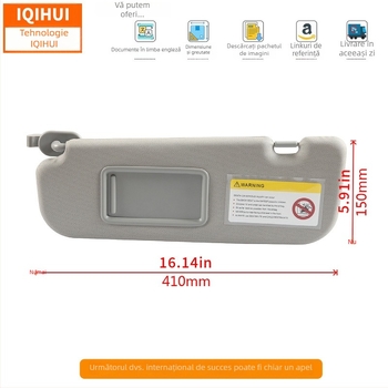 Parasolar auto frontal din plastic, montaj telescopic, OE 852103X000TX / 852203X000TX, pentru modele speciale de autovehicule