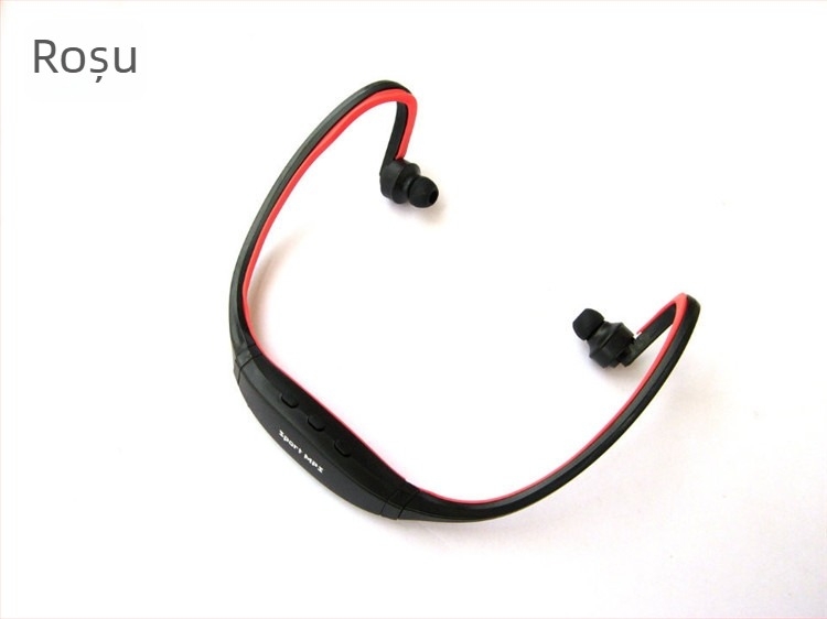 W1 MP3 player montat pe cap, suport TF card, USB 2.0, baterie de 90 mAh, redare 6-8 ore, pentru studenți