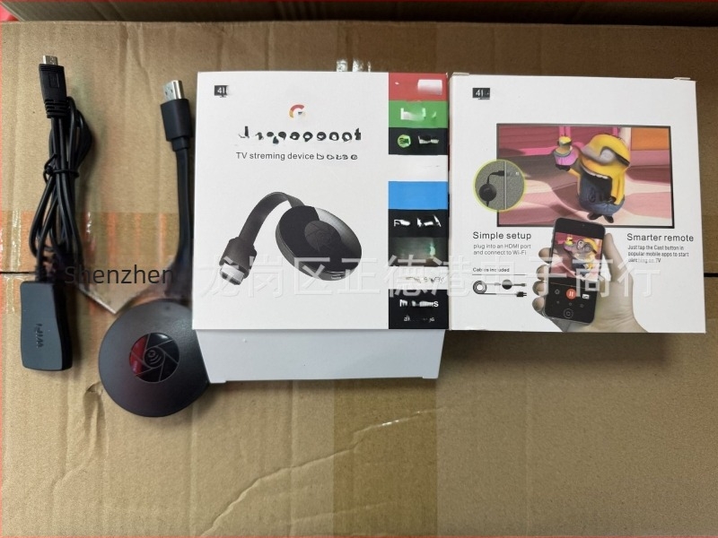 Dongle wireless de mirroring a ecran HDMI G2 – 1080p, CPU am8268, 128MB RAM, stocare locală 128, bazat pe Linux