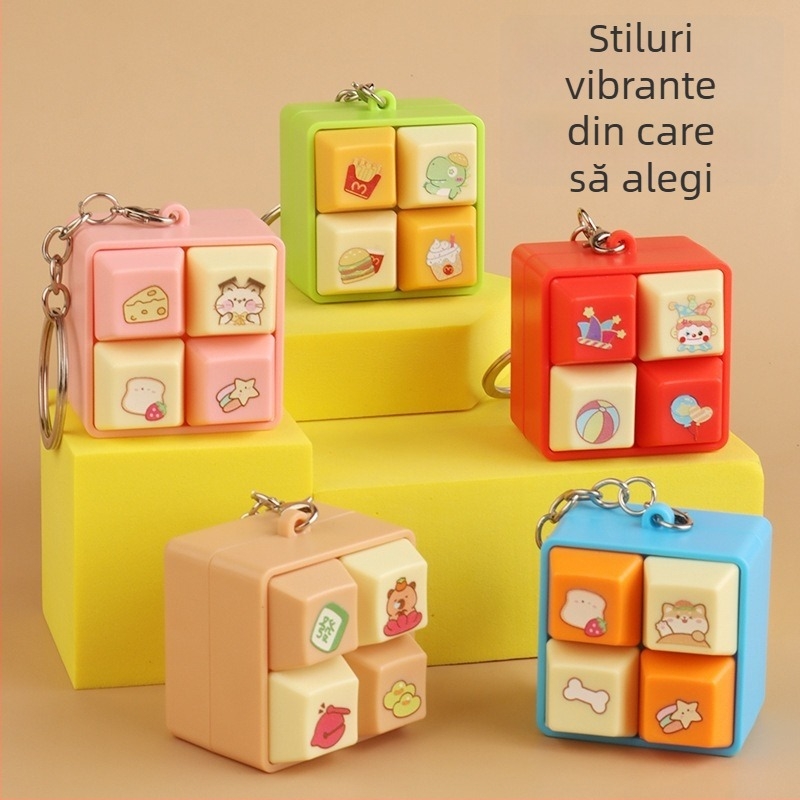 Jucărie-cheie cu temă capybara, tastatură electronică cu sunete în grilă de patru pătrate, din plastic luminos pentru copii 4–6 ani