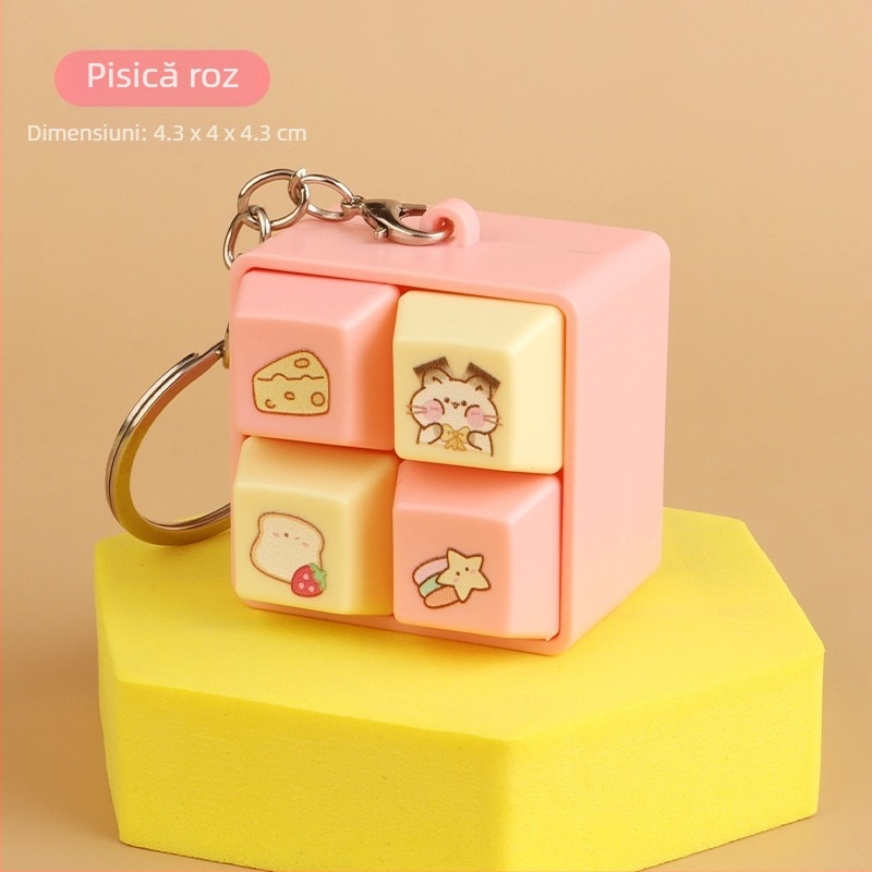 Jucărie-cheie cu temă capybara, tastatură electronică cu sunete în grilă de patru pătrate, din plastic luminos pentru copii 4–6 ani