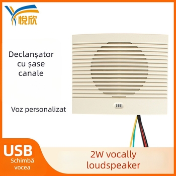 Promițător vocal multi-canal pentru controlul accesului, MP3 player cu difuzor, model YX9075, DC6-30V, consum 3W