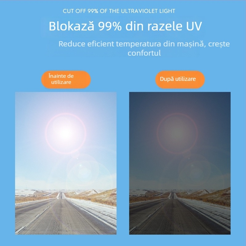 Rulou de birou pentru sticlă cu ventuză telescopică, montaj fără găuri, reglabil