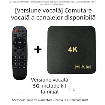 Set-top box televiziune în rețea (4K, 2 GB RAM, Wi‑Fi, Ethernet, HDMI)