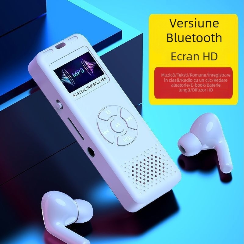 Player MP3 portabil cu Bluetooth, suport MP4 și ecran încorporat