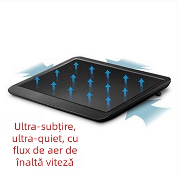 Bază de răcire pentru notebook (V19, 1 ventilator, răcire cu aer, aproximativ 0,3 kg)