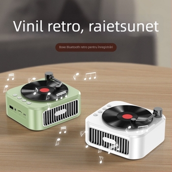 Boxă Bluetooth de birou stereo, design compact, 5W, BT 5.3, baterie încorporată 800–1000 mAh, bandă de frecvență 100 Hz–20 kHz, rază de acțiune până la 10 m