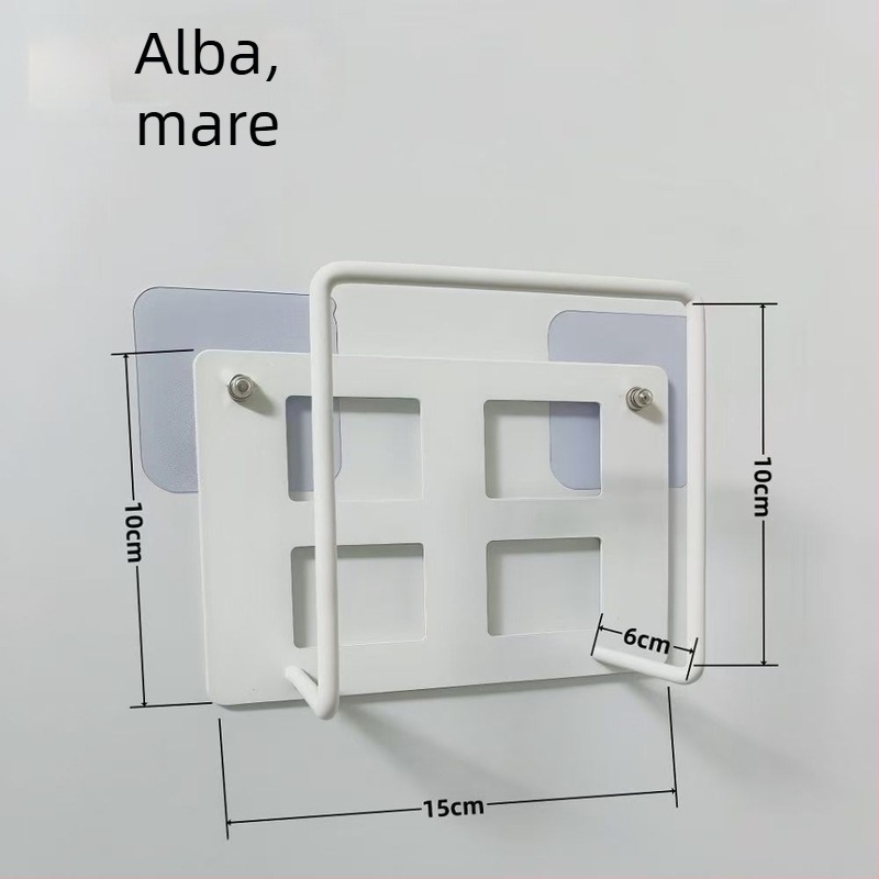 Raft metalic montat pe perete pentru router și set-top box, multifuncțional, tip universal, stil modern minimalist