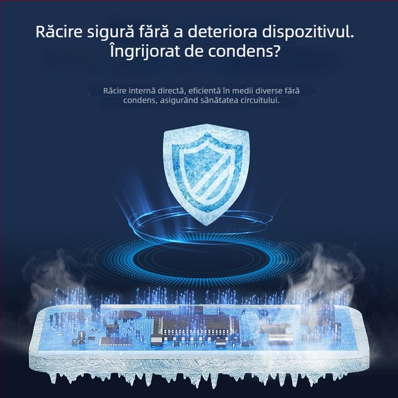 Radiator pentru laptop cu răcire prin apă, radiator semiconductoare H1, aluminiu, 1 ventilator, compatibil cu notebook, ultrabook, PlayBook și altele