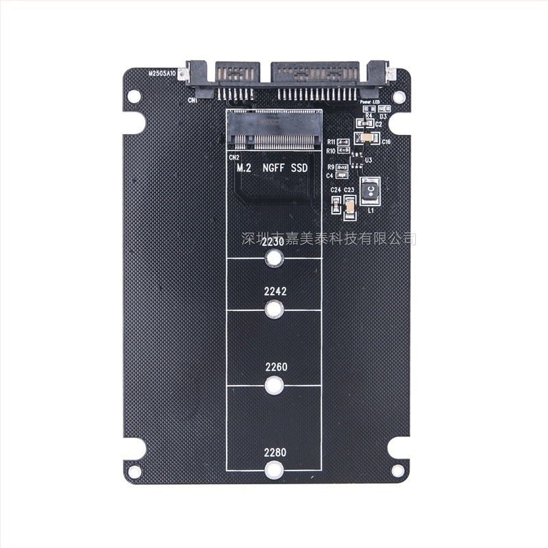 Cutie de transfer NGFF către SATA, adaptor SATA3, cu carcasă încorporată