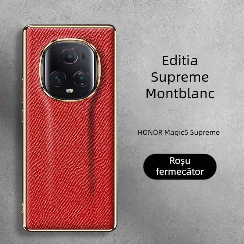 Carcasă Bieber pentru Glory model: piele reală, placare electrolitică, protecție anti-cădere