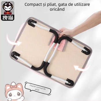 Tavă pliabilă pentru mașină, mese pe scaunul din față și pe cel din spate, suport pentru laptop