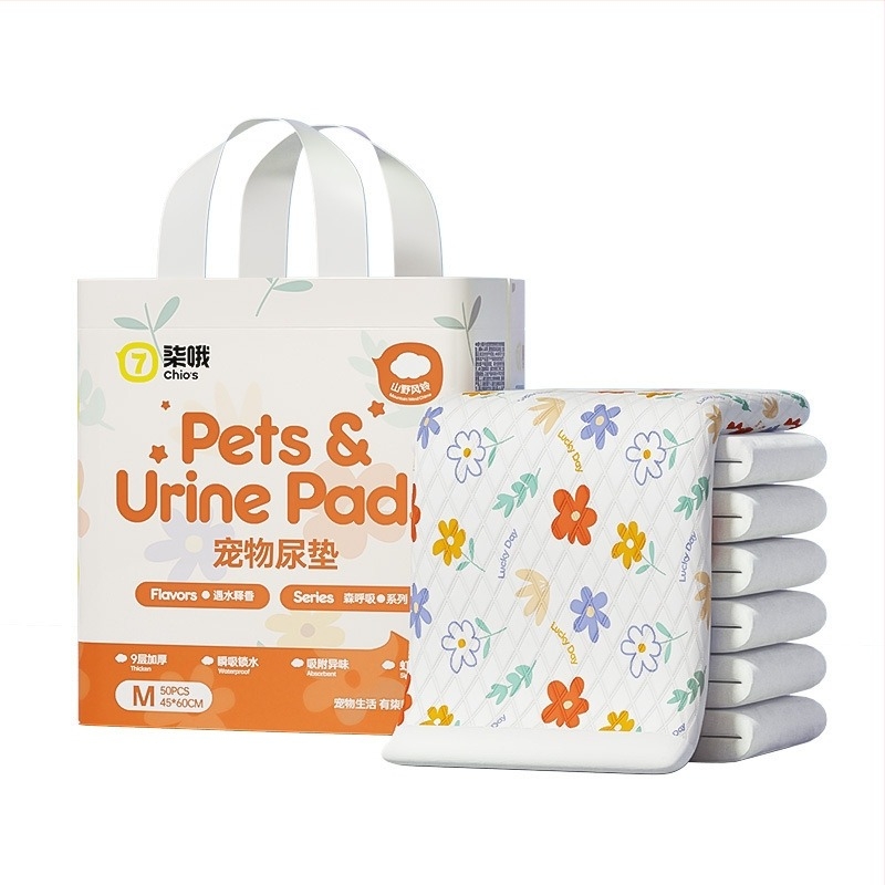 Pad de scutec pentru câini, dezodorizant, absorbant, îngroșat, 100 bucăți, de unică folosință