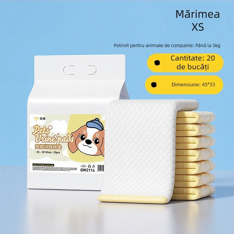 Pad de scutec pentru câini, dezodorizant, absorbant, îngroșat, 100 bucăți, de unică folosință