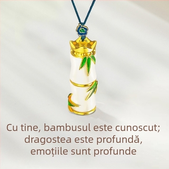 Pandant auto din jad pentru interior, stil luxos ușor, decor interior auto, marcă Teng Yun