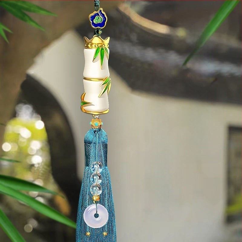 Pandant auto din jad pentru interior, stil luxos ușor, decor interior auto, marcă Teng Yun