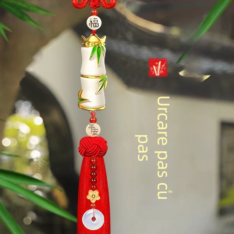 Pandant auto din jad pentru interior, stil luxos ușor, decor interior auto, marcă Teng Yun