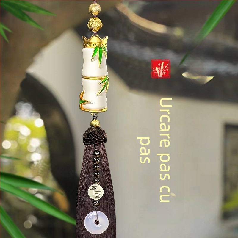 Pandant auto din jad pentru interior, stil luxos ușor, decor interior auto, marcă Teng Yun