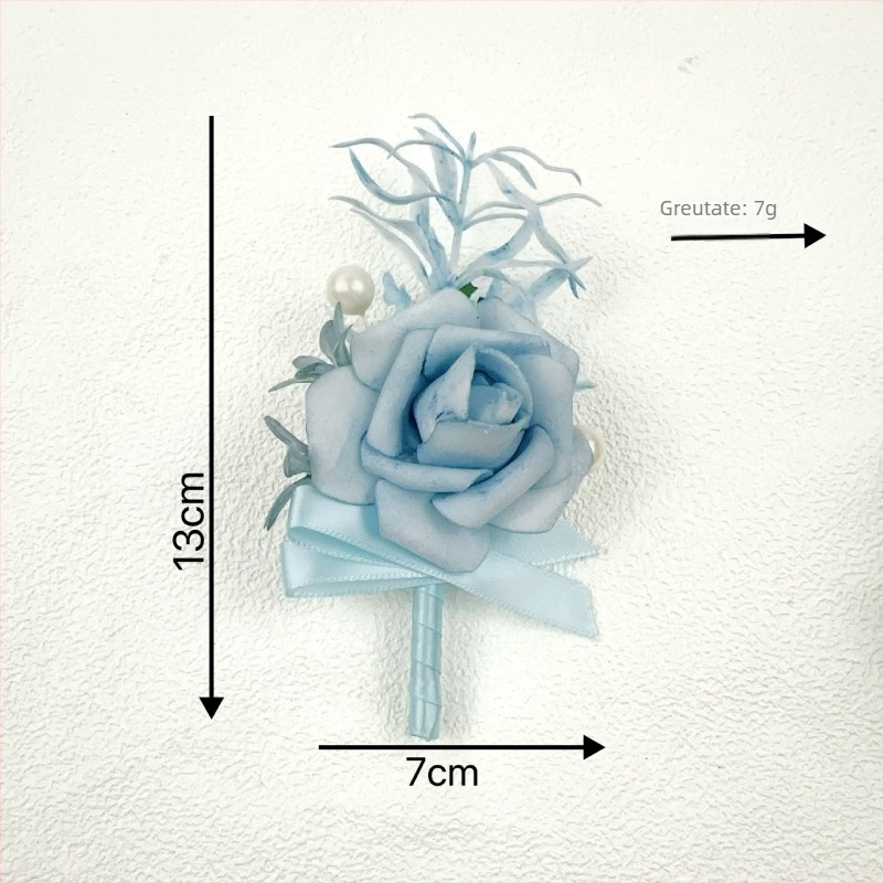 Set de corsage pentru nuntă pentru familie – trandafiri PE, lucrat manual, brand Hagi mani