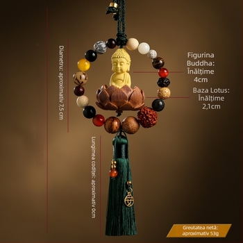 Pandantiv auto din lemn, stil chinezesc tradițional, decor interior, Xiangbaihui