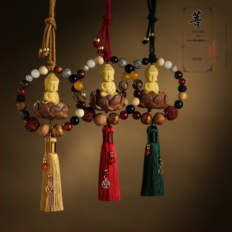 Pandantiv auto din lemn, stil chinezesc tradițional, decor interior, Xiangbaihui