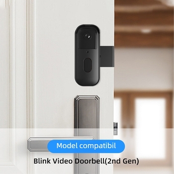Blink Video Doorbell – Placă din spate din plastic, protecție anti-furt cu clips de fixare