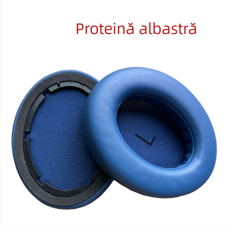 Carcasă din piele pentru căștile wireless 1MORE SonoFlow Pro (Model: 1more/sonoflow; Material: piele artificială; Compatibil: bureți HC905; Proces: eșantion personalizat; Lansare: 2024)