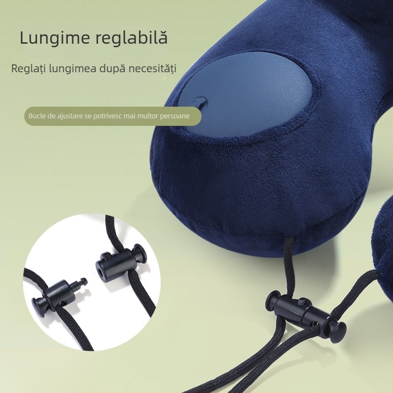Pernă U gonflabilă, actualizată, pentru călătorii, avion și birou