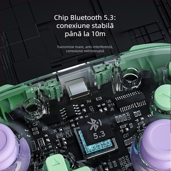 Aolion Rococo Pro Controller de joc wireless – Type-C, vibrație, compatibil Switch, PC și mobil