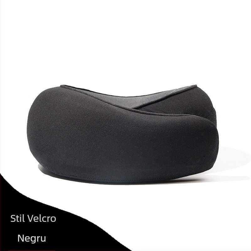 Pernă de gât în formă de U, cu spumă de memorie pentru călătorii, material modal, pentru adulți - design modern minimalist