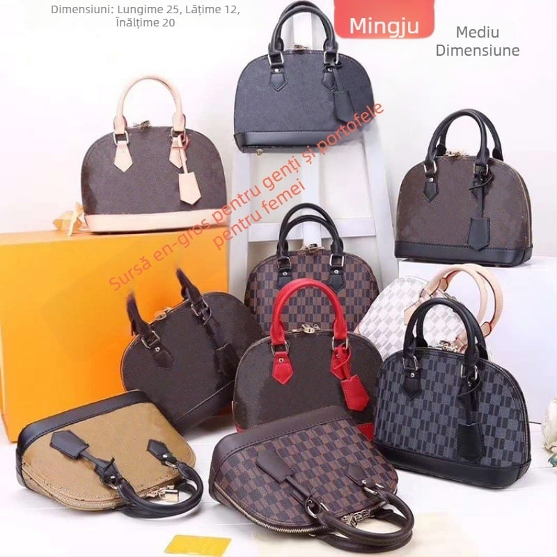 Geantă Shell din PU, închidere cu fermoar, căptușeală poliester, strat intermediar, curea de umăr unică