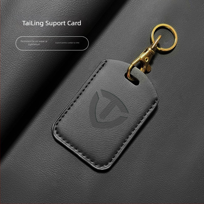 Husa NFC pentru card și breloc — Capac protectiv pentru card, PU material, Stil minimalist, Compatibilitate universală