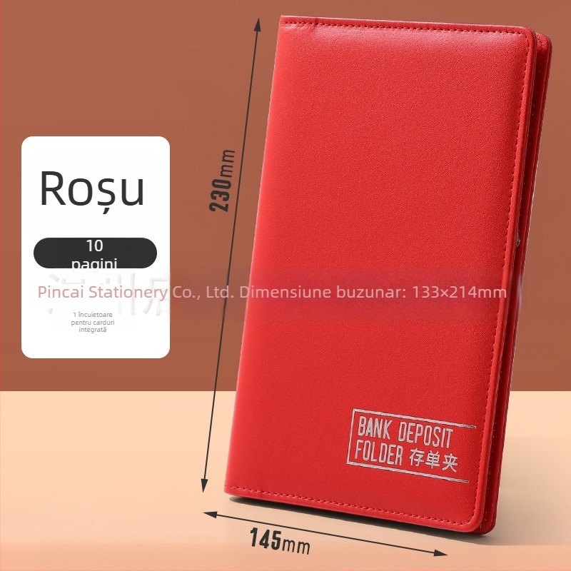 Mapă din piele Bill Holder 01, Seria Bill, Qicai