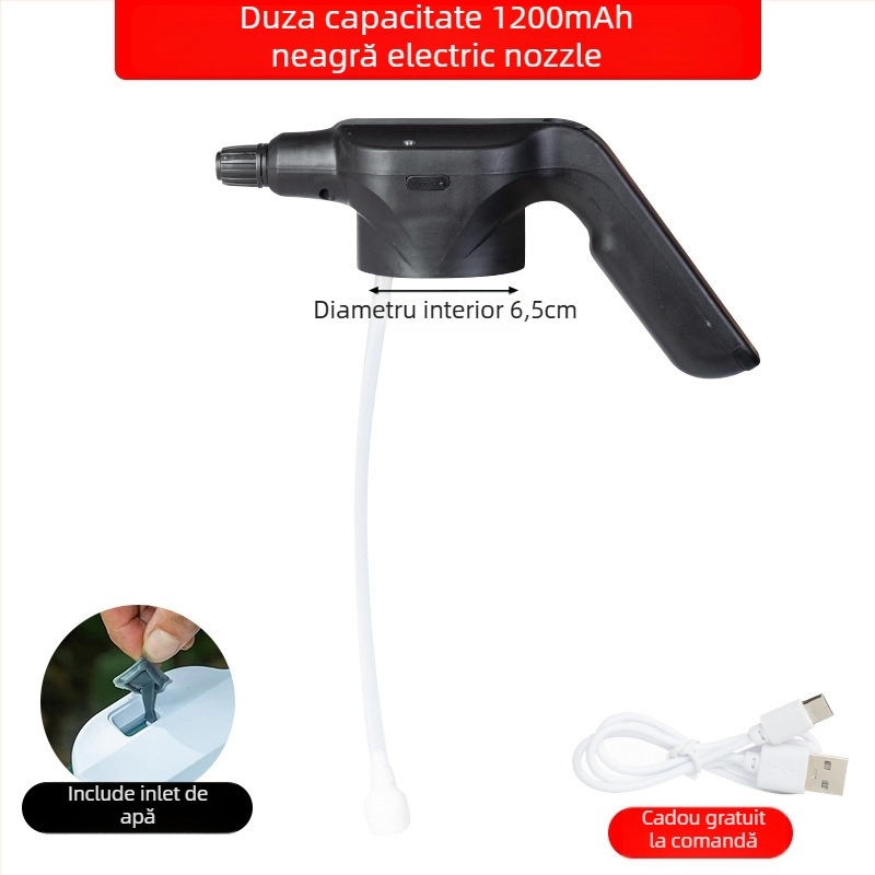 Duză electrică de udare, corp din plastic, brand Living together, pentru uz casnic, grădină și spații verzi publice