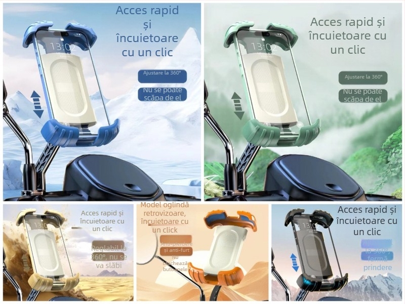 Suport pentru telefon de bicicletă – material ABS, stil general, personalizabil