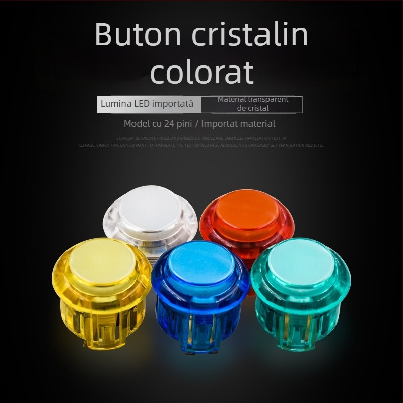 Moonlight Treasure Box buton iluminat arcade, model BL, carcasă PC, compatibilitate universală