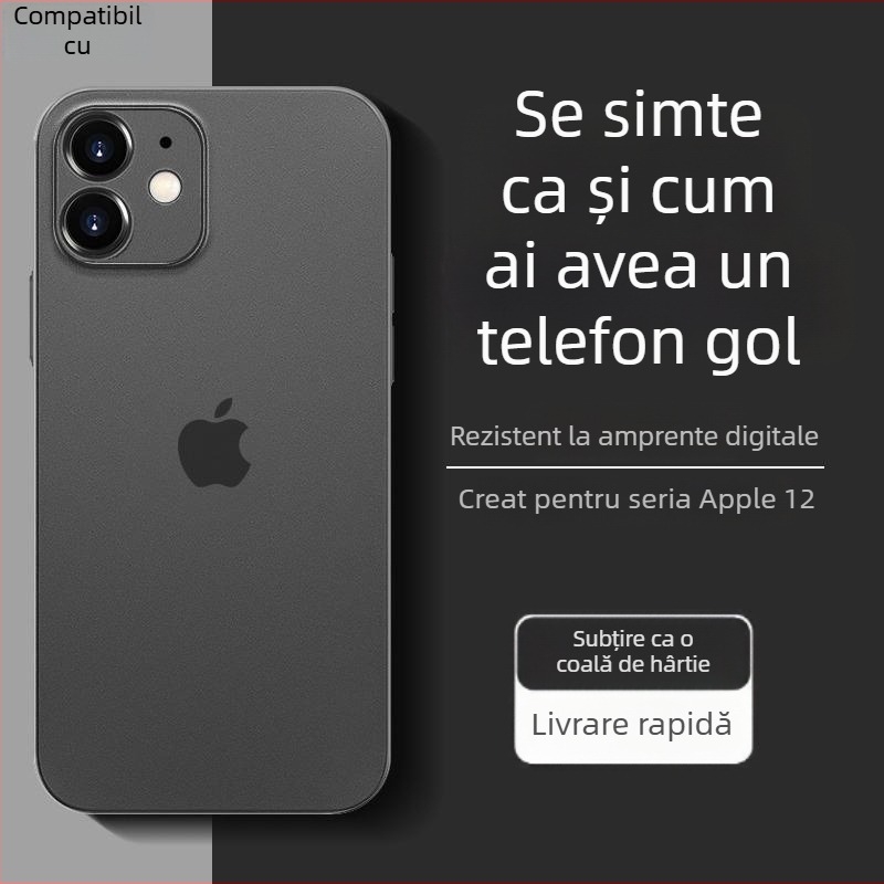 Carcasă Murdinger din TPU, finisaj mat, compatibilă cu iPhone 12 Pro Max și iPhone 14 Pro Max, acoperire completă a lentilei, protecție anti-cădere