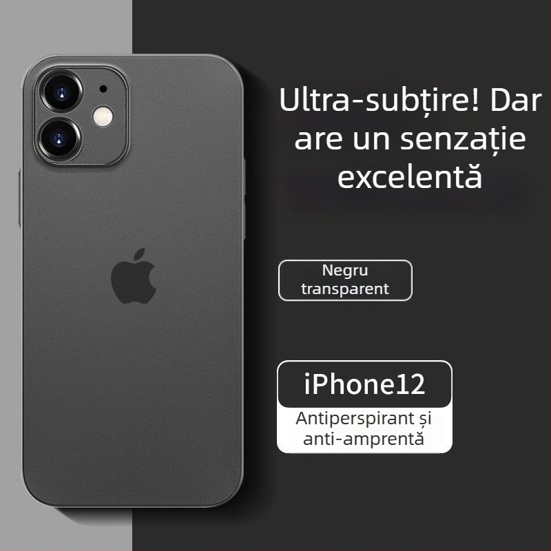 Carcasă Murdinger din TPU, finisaj mat, compatibilă cu iPhone 12 Pro Max și iPhone 14 Pro Max, acoperire completă a lentilei, protecție anti-cădere