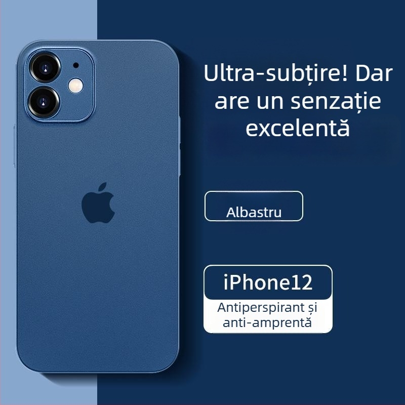 Carcasă Murdinger din TPU, finisaj mat, compatibilă cu iPhone 12 Pro Max și iPhone 14 Pro Max, acoperire completă a lentilei, protecție anti-cădere