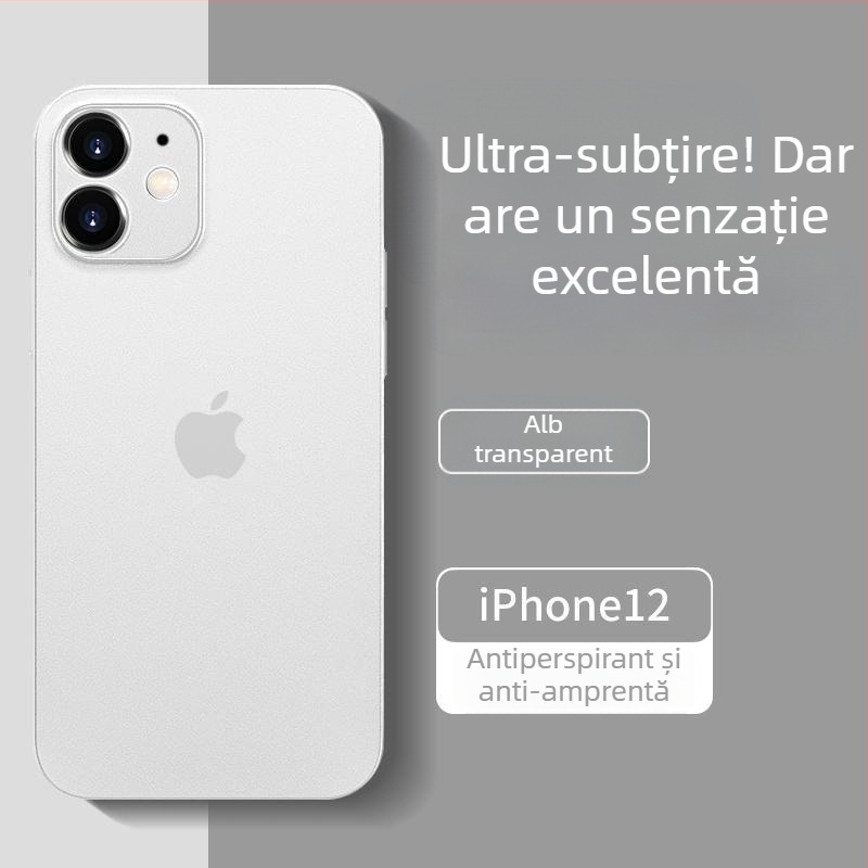 Carcasă Murdinger din TPU, finisaj mat, compatibilă cu iPhone 12 Pro Max și iPhone 14 Pro Max, acoperire completă a lentilei, protecție anti-cădere