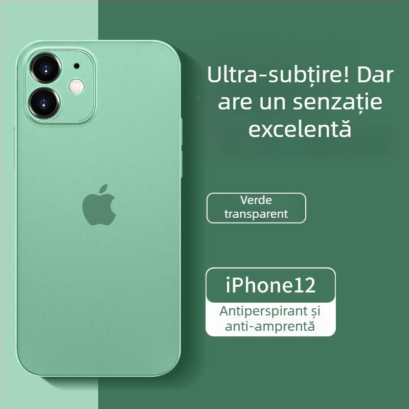 Carcasă Murdinger din TPU, finisaj mat, compatibilă cu iPhone 12 Pro Max și iPhone 14 Pro Max, acoperire completă a lentilei, protecție anti-cădere